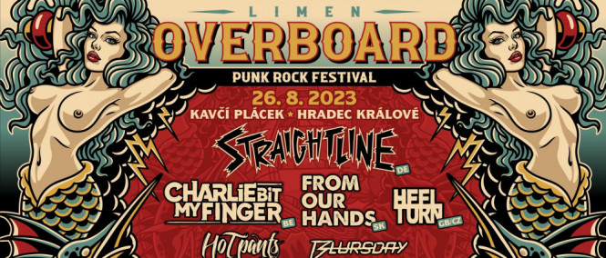 Punkrocková párty na konci léta - Limen Overboard 2023 přiveze na Kavčí plácek i zahraniční kapely