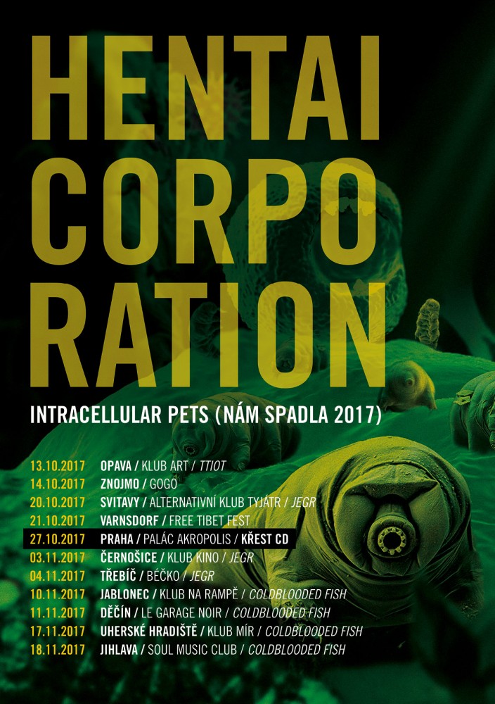 Hentai Corporation 2017 tour poster