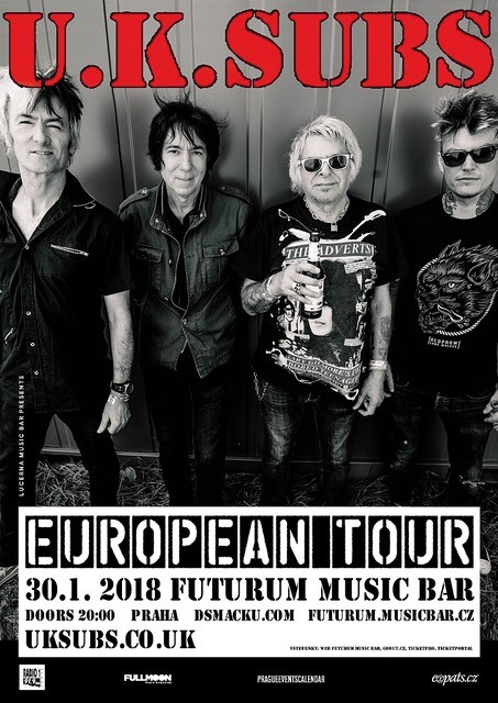 UK Subs poster 2018