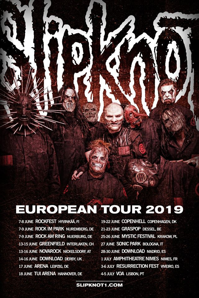Slipknot poster 2019