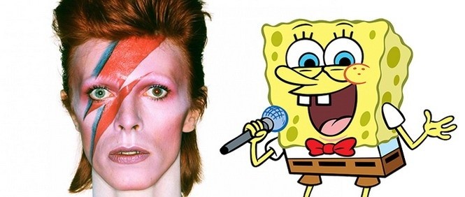 David Bowie píše muzikál Spongebob Squarepants