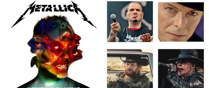 Metallica, Joey Jordison, Axl Rose, Phil Anselmo - TOP události 2016