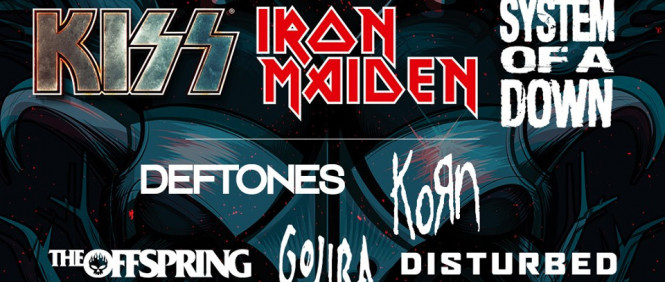 Iron Maiden, Kiss, SOAD i Korn. Britský Download Festival zase pojede bomby