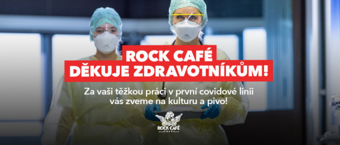 Pražský klub Rock Café uvolňuje vstupenky a piva pro zdravotníky a očkované