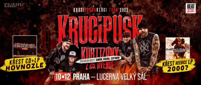 Tour Krucipüsk a Kurtizán z 25. Avenue míří do Prahy. A bude hodně speciální