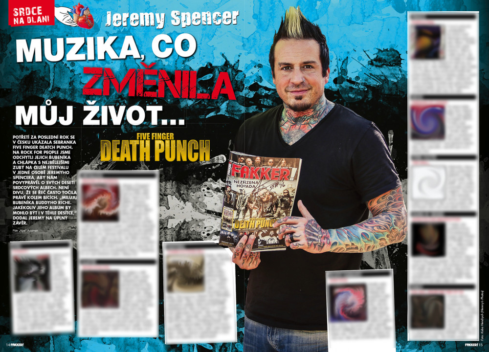 Jeremy Spencer Five Finger Death Punch F!