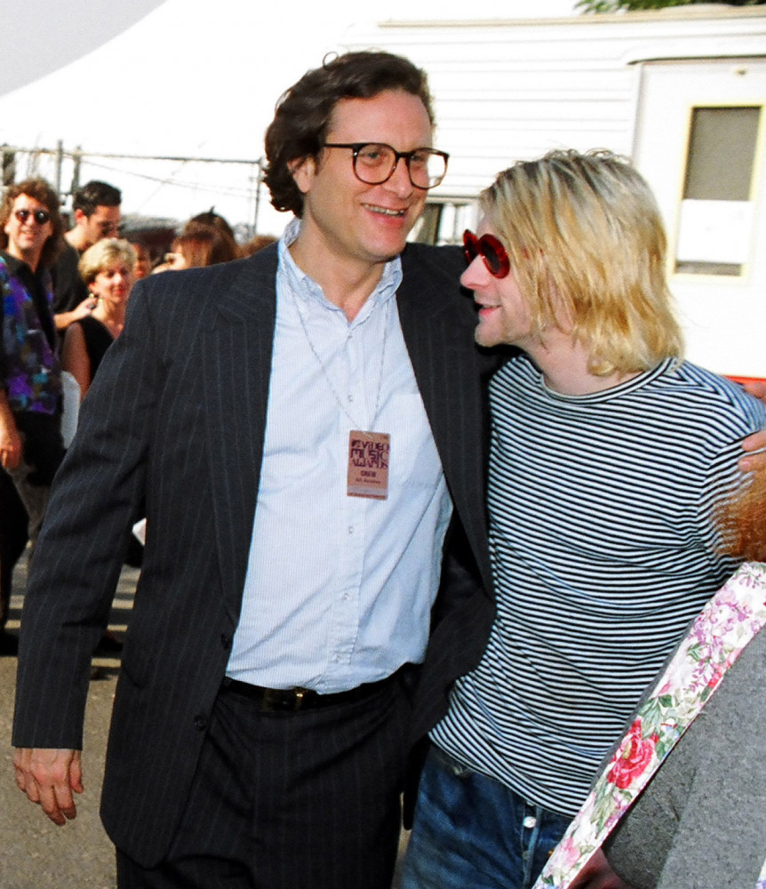 Kurt Cobain + Danny Goldberg