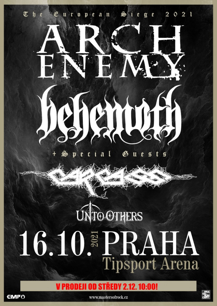 Arch Enemy & Behemoth 2021 poster
