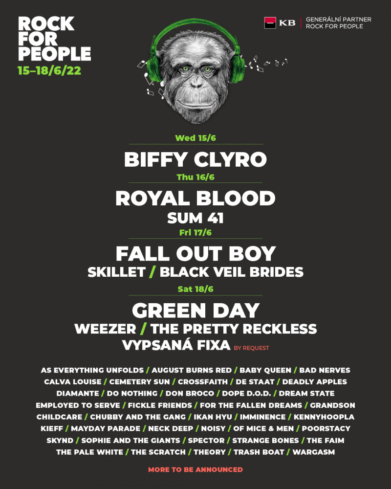 Rock for People 2022 line-up
