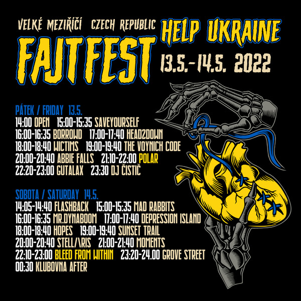 FajtFest Help Party schedulle