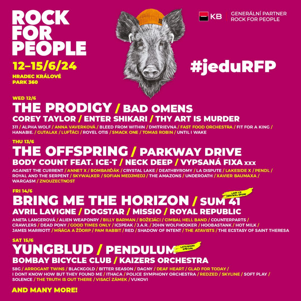 Rock for People 2024 poster