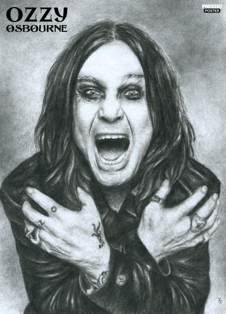 Ozzy Osbourne kresba